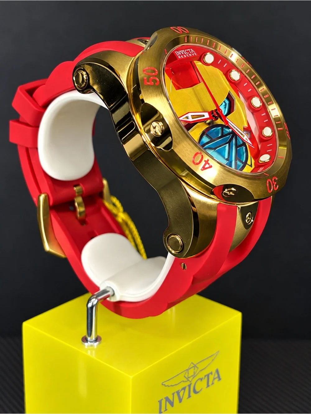 Invicta Marvel Avengers Watch Set 50710IronMan 50713Black Panther 50715SpiderMan